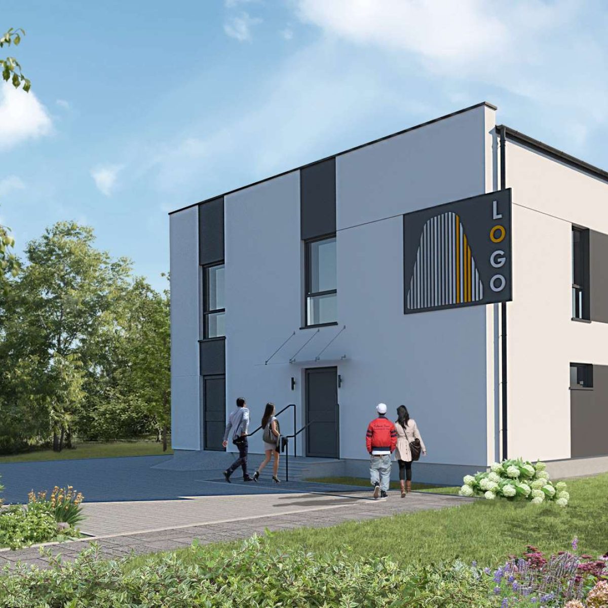 Budynek usługowy 1a